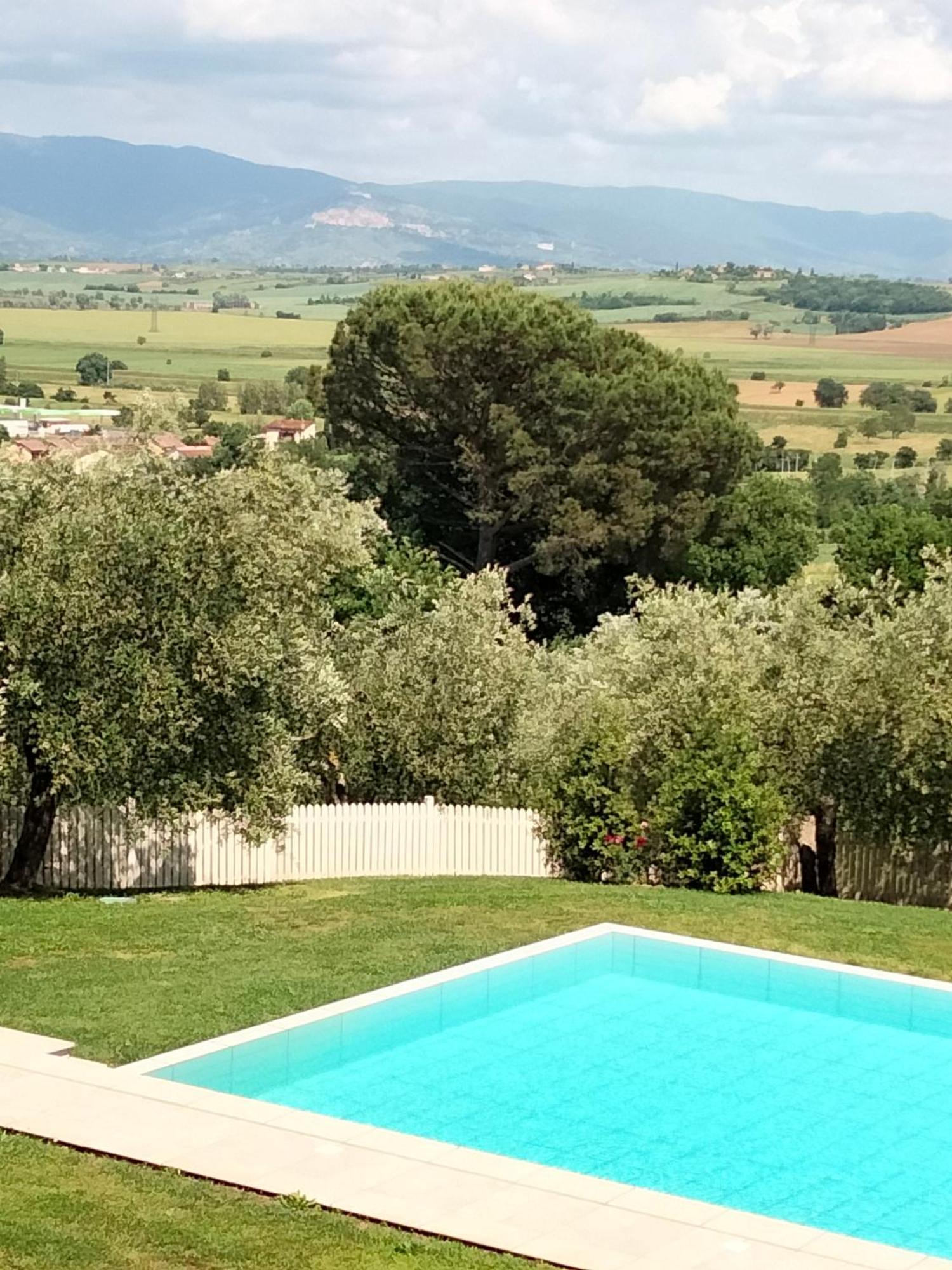 Villa Spaccasole Su Cortona Foiano Della Chiana Bagian luar foto